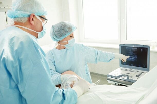Ultraschalldiagnostik von Krampfadern vor der Operation